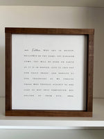 Load image into Gallery viewer, Our Father Who Art in Heaven | the Lord's Prayer
