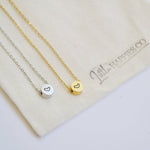 Load image into Gallery viewer, Teacher Appreciation Necklace with Gold Heart Charm
