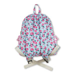 Load image into Gallery viewer, Pink Plaid Ruffle Floral Backpack
