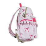 Load image into Gallery viewer, Pink Bow Ruffle Backpack
