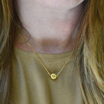 Load image into Gallery viewer, Teacher Appreciation Necklace with Gold Heart Charm
