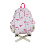 Load image into Gallery viewer, Pink Bow Ruffle Backpack
