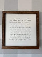Load image into Gallery viewer, Our Father Who Art in Heaven | the Lord's Prayer

