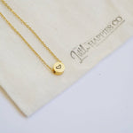 Load image into Gallery viewer, Teacher Appreciation Necklace with Gold Heart Charm
