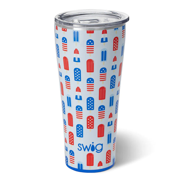 SWIG White 32 oz Tumbler – House to Home Creations / H2H Apparel