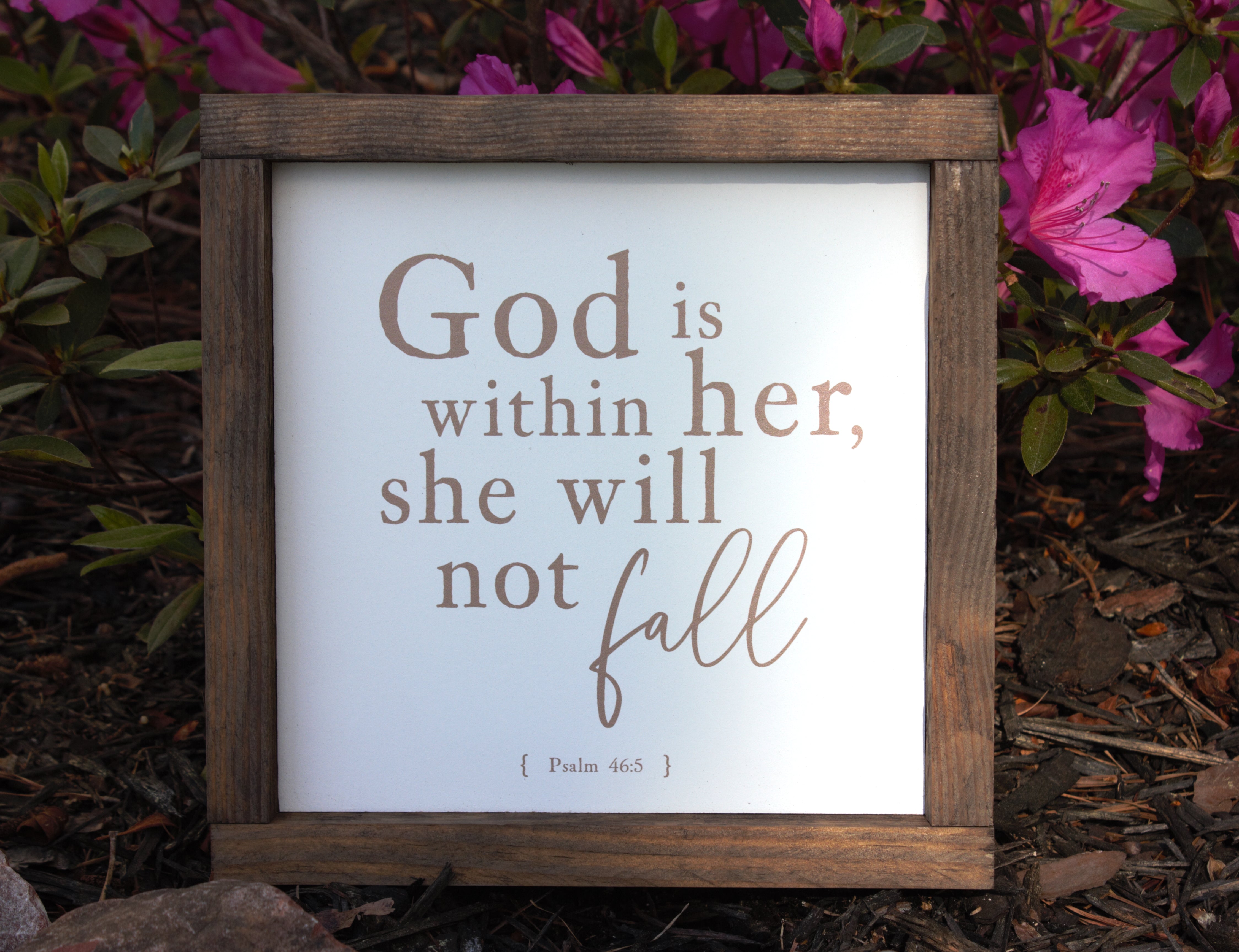 Psalm Scripture Sign