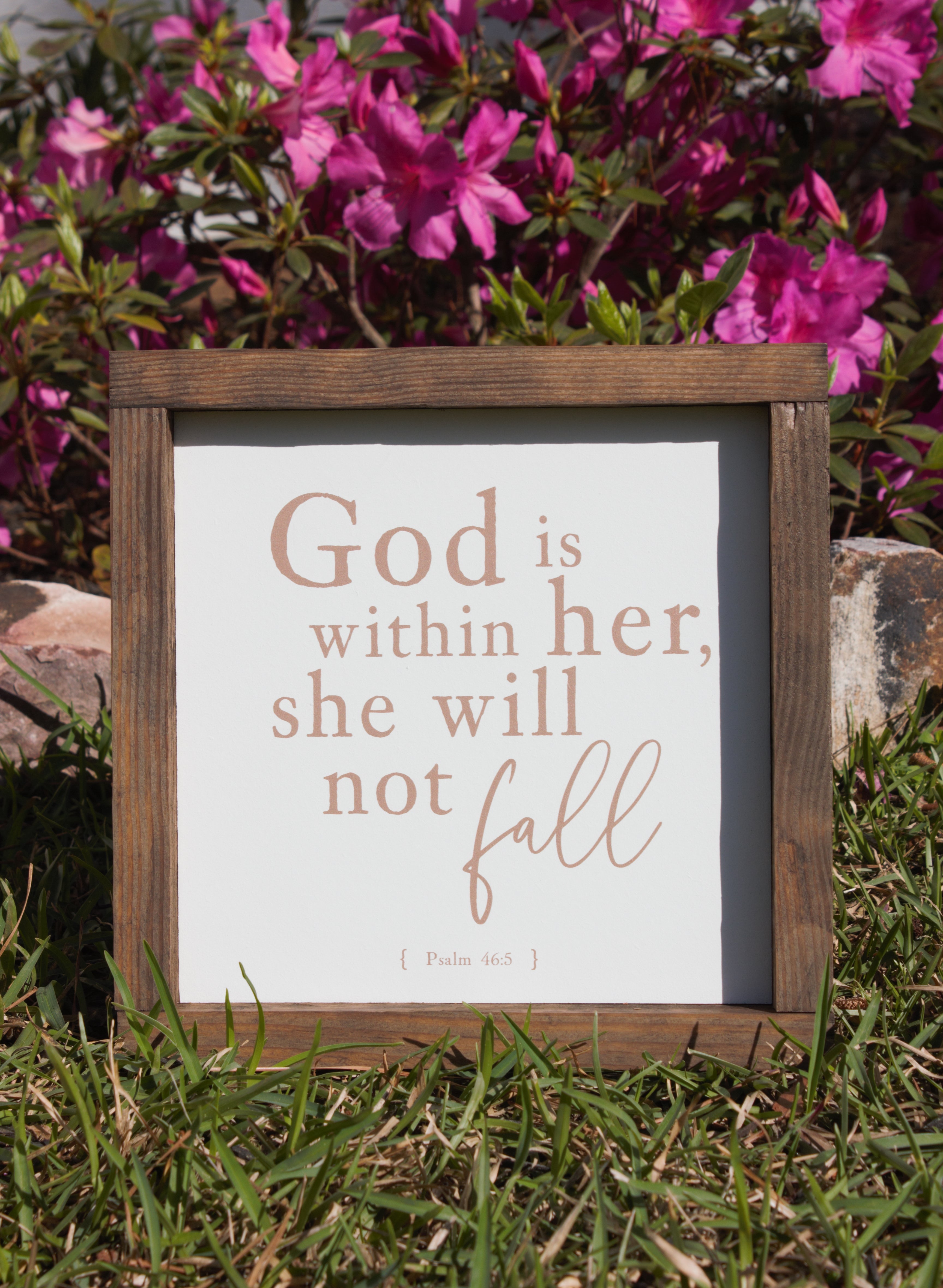 Psalm Scripture Sign